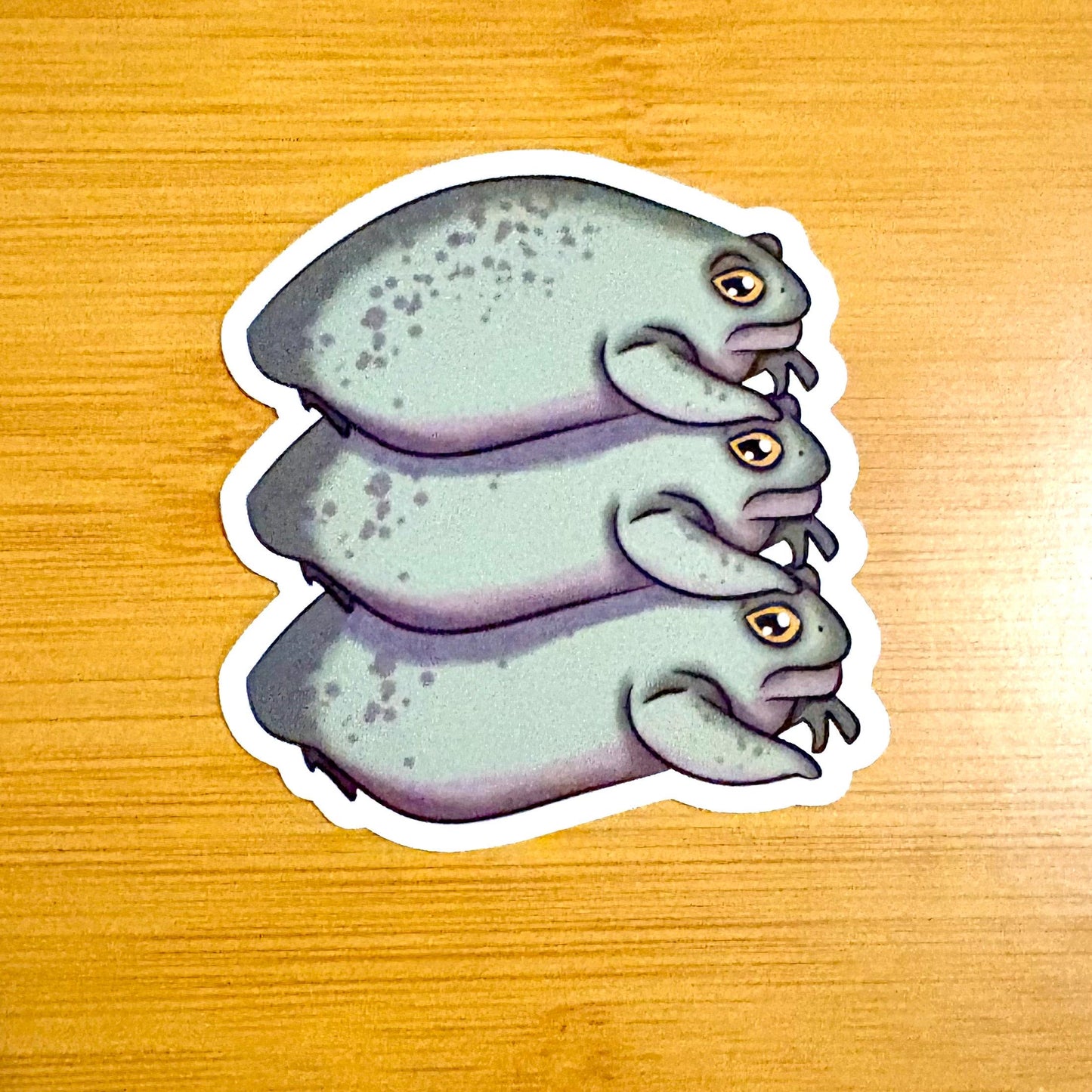 stack o toads glossy vinyl laptop water bottle sticker decal