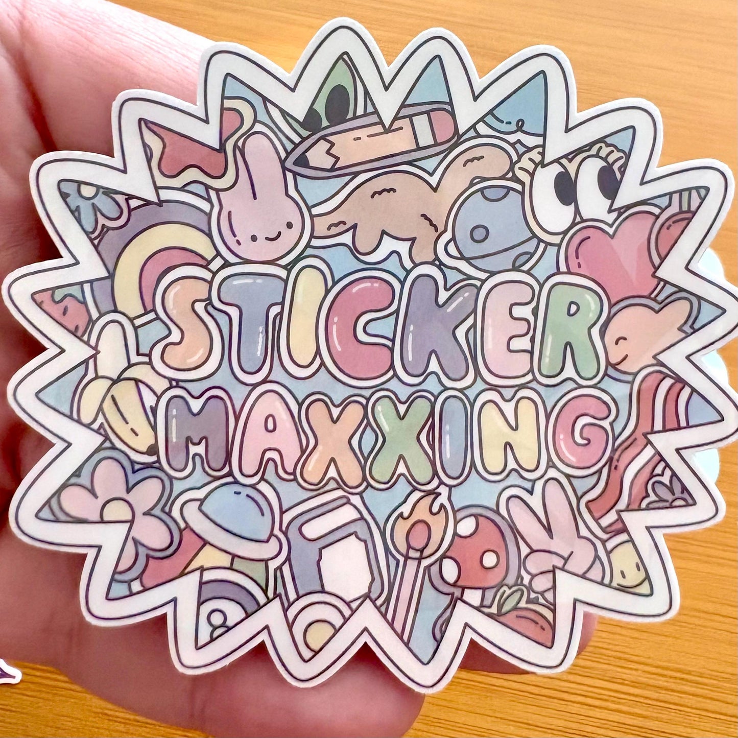 STICKER ADDICT sticker pack glossy vinyl laptop water bottle decal