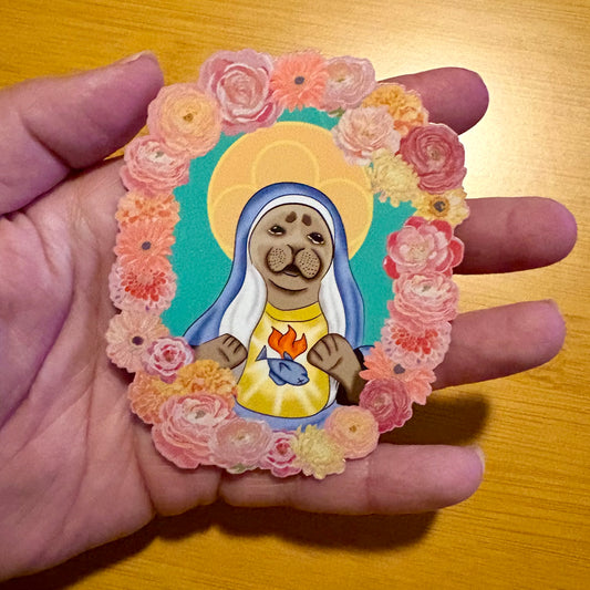 Saint Niko the Chud waterproof vinyl seal sticker