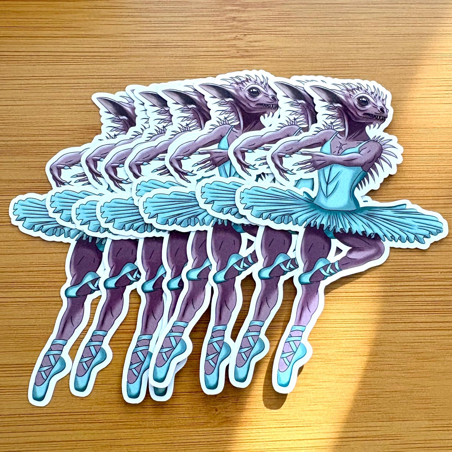 Dance of la CHUPACABRA glossy vinyl laptop water bottle sticker decal