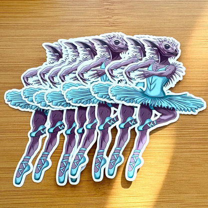 Dance of la CHUPACABRA glossy vinyl laptop water bottle sticker decal