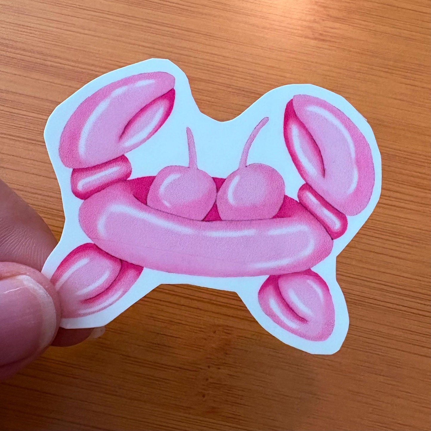 6 Pack Glossy Vinyl Balloon Dawg Stickers (Waterproof Laptop Decals)