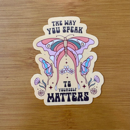 Boho style large inspirational motivational glossy vinyl waterproof stickers