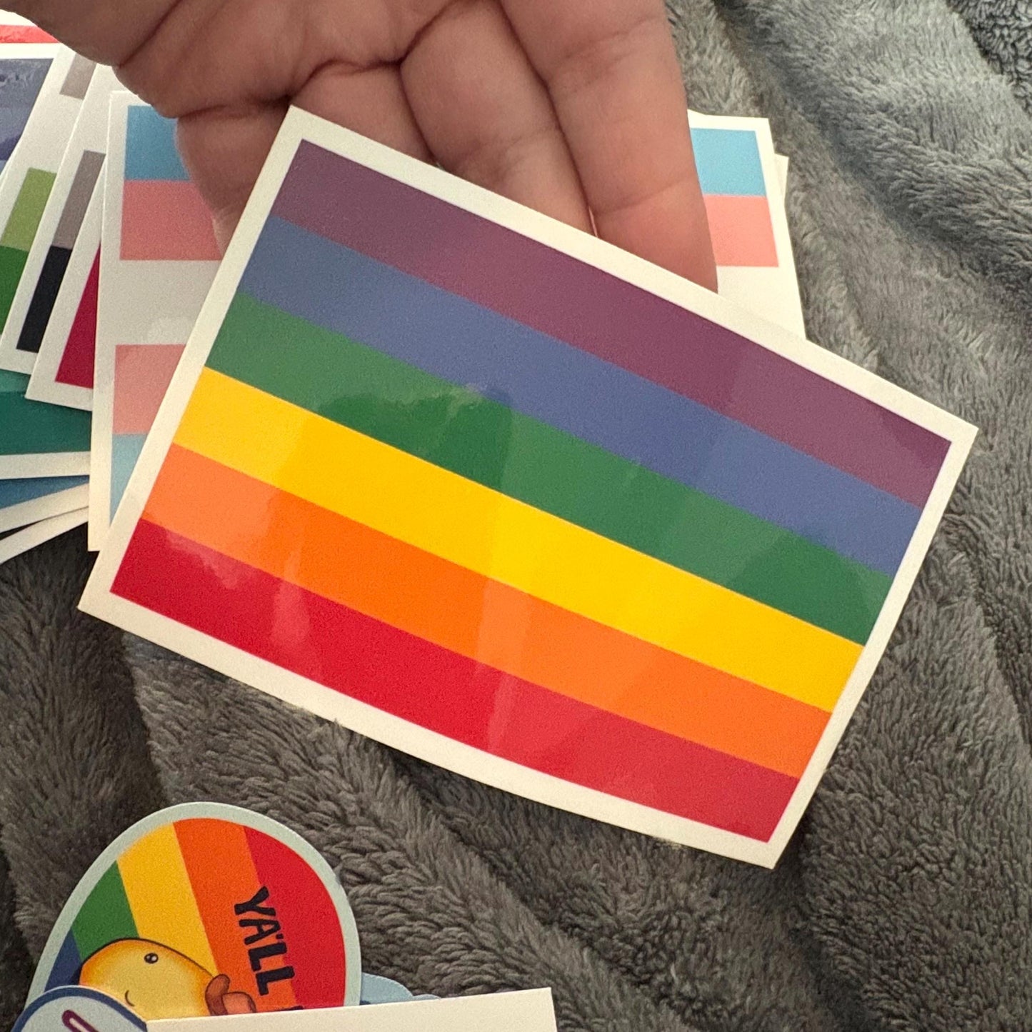 LGBTQ Pride Sticker Pack - You Choose Pride Flag waterproof vinyl sticker glossy laptop water bottle decal