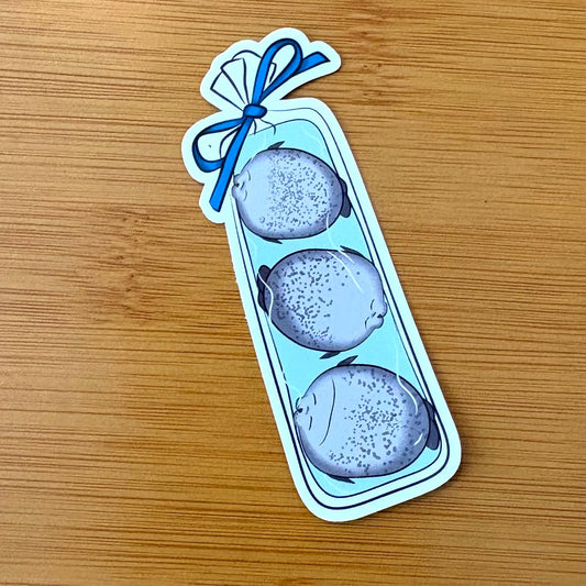 Seal cookies 3” glossy vinyl laptop water bottle sticker decal