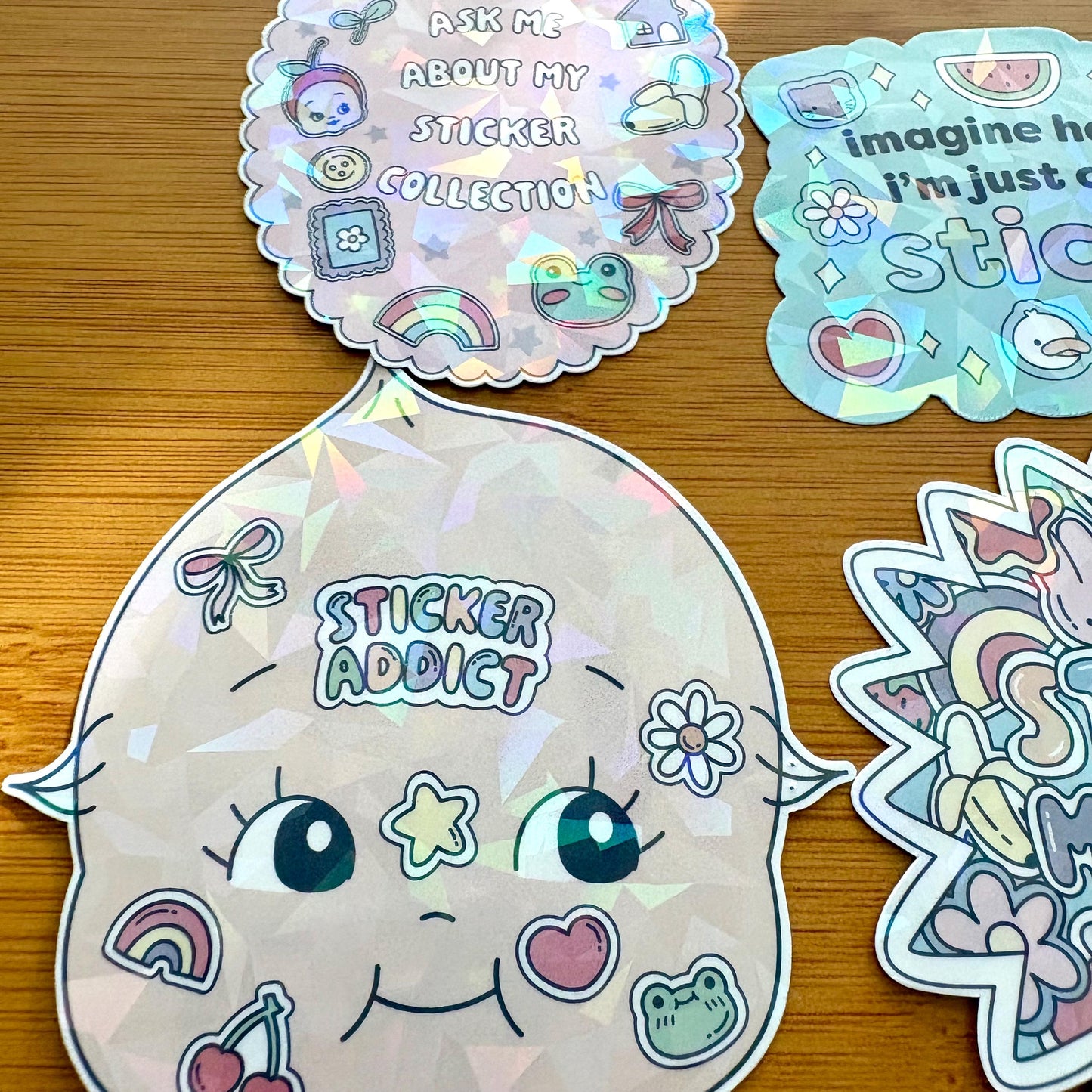 STICKER ADDICT sticker pack glossy vinyl laptop water bottle decal
