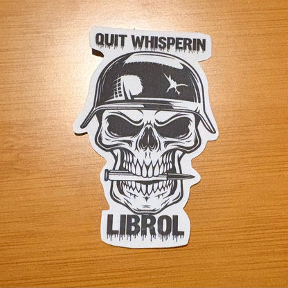 8 Pack Glossy Vinyl Hoss Hawg Crankin Stickers (Waterproof Laptop Decals)