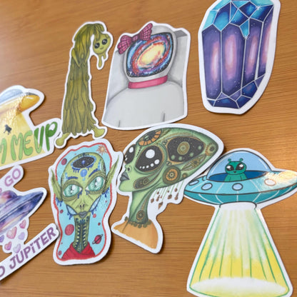 The Truth is Out There Glossy Vinyl Laptop Decals (8 Count)