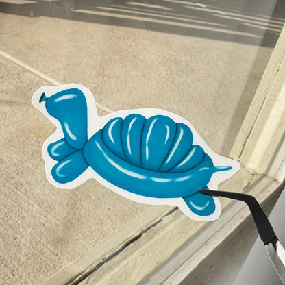 6 Pack Glossy Vinyl Balloon Dawg Stickers (Waterproof Laptop Decals)