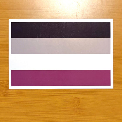 5 inch pride flag waterproof vinyl sticker glossy laptop water bottle decal