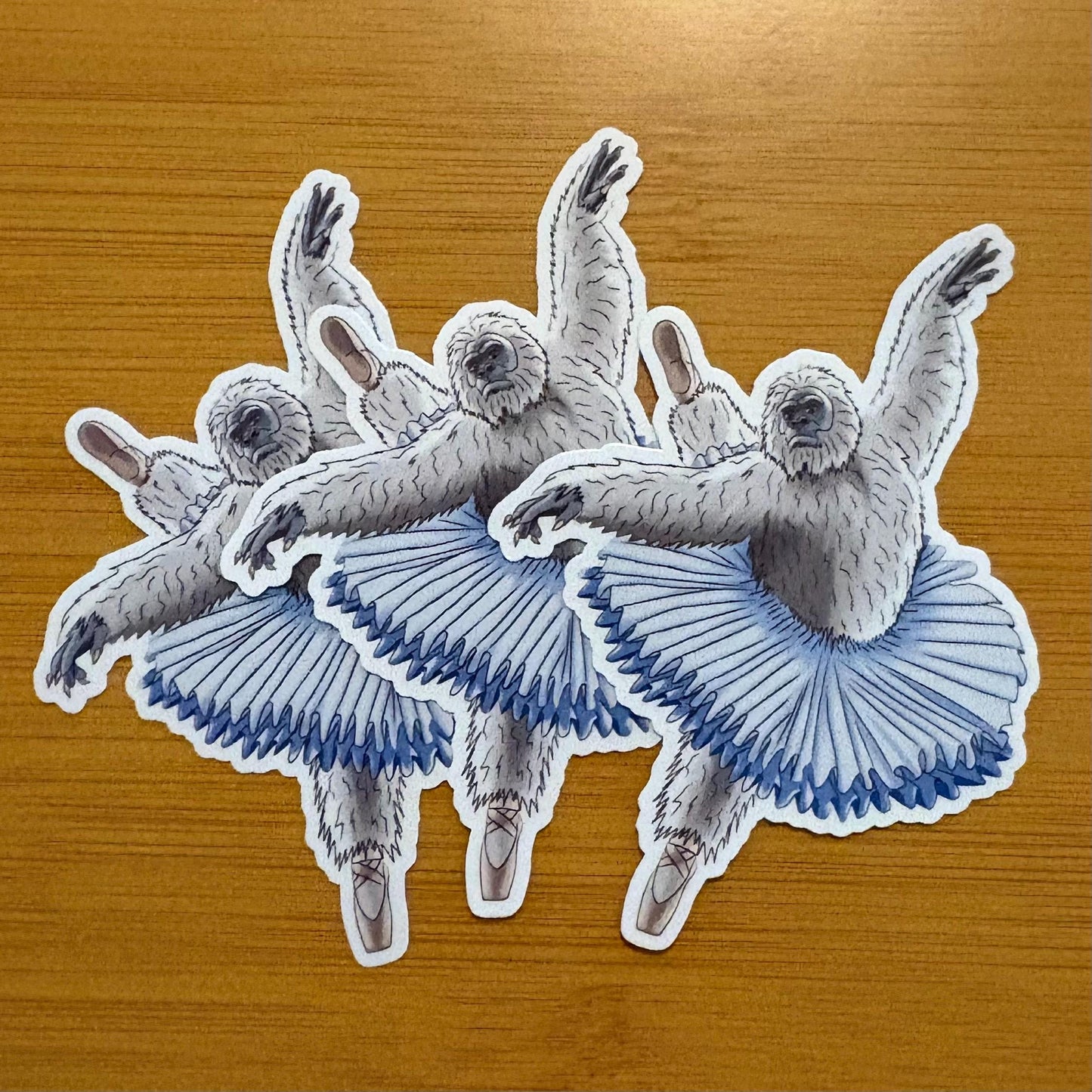 The Yeti of Spring glossy vinyl laptop water bottle sticker decal