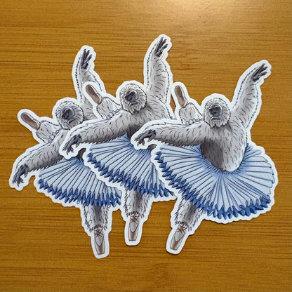The Yeti of Spring glossy vinyl laptop water bottle sticker decal