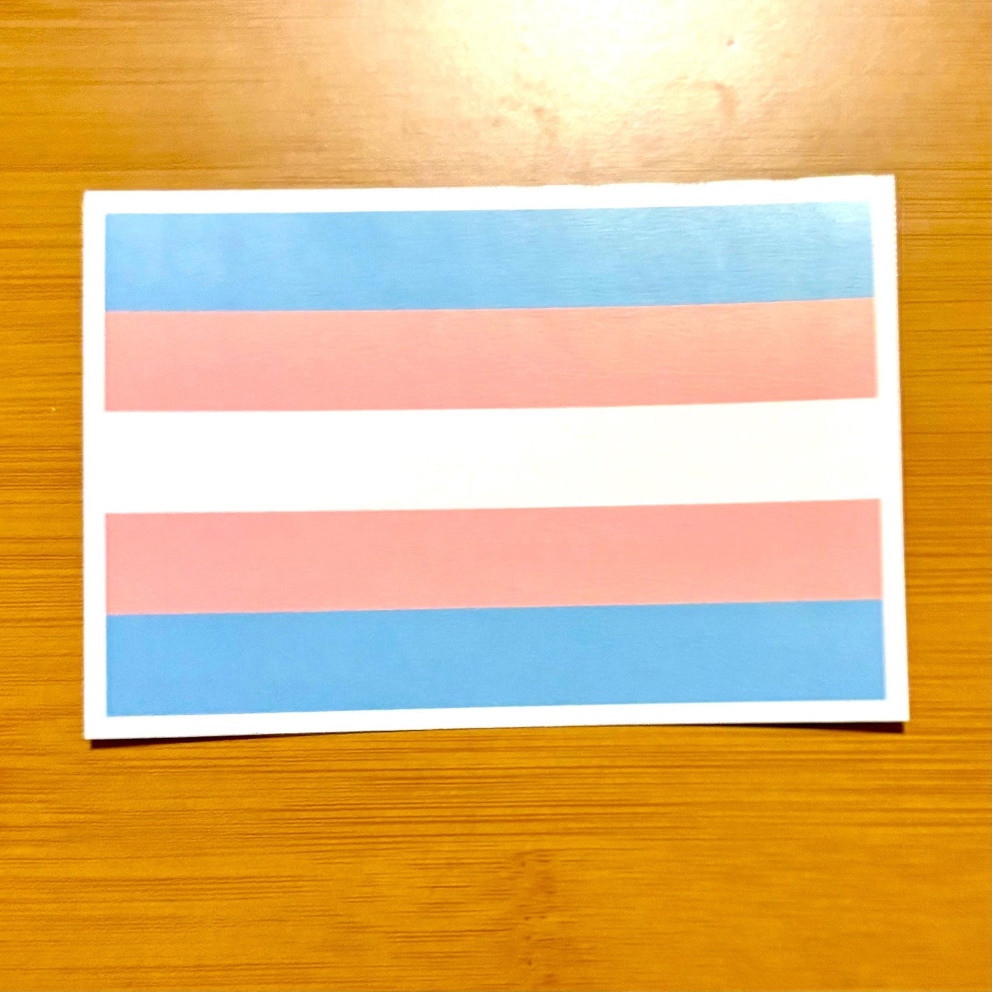5 inch pride flag waterproof vinyl sticker glossy laptop water bottle decal