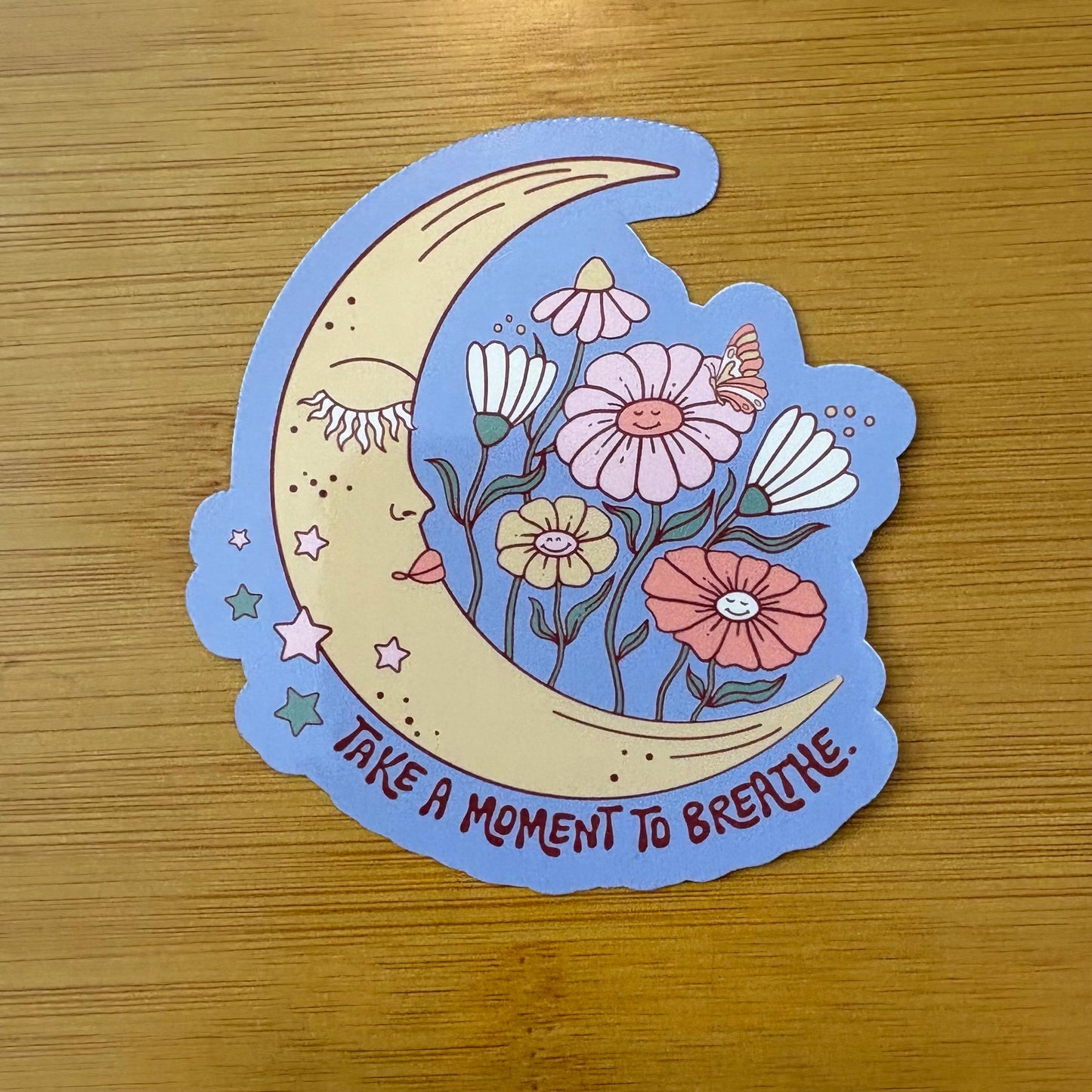 Boho style large inspirational motivational glossy vinyl waterproof stickers