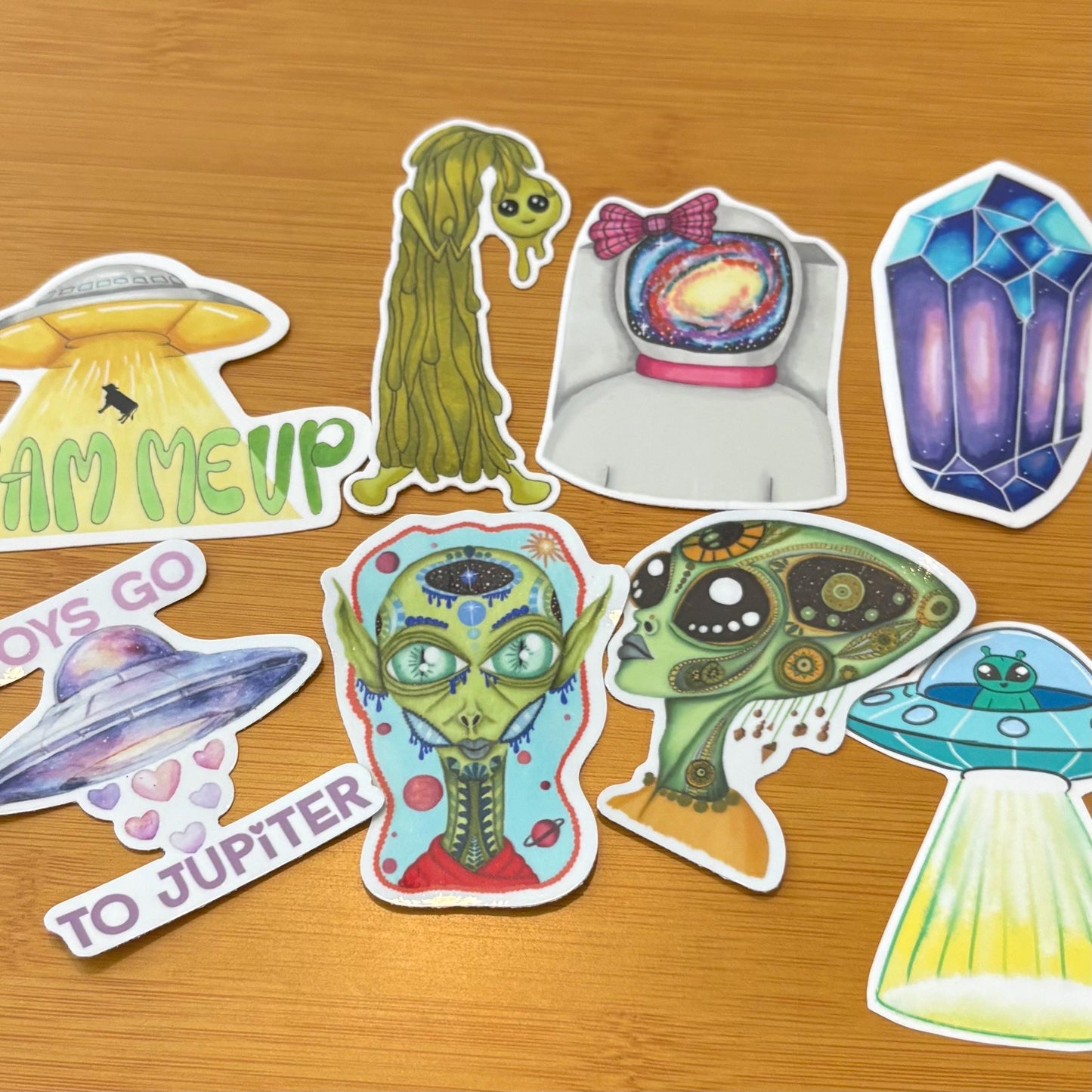 The Truth is Out There Glossy Vinyl Laptop Decals (8 Count)