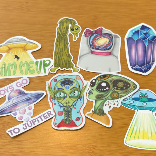 The Truth is Out There Glossy Vinyl Laptop Decals (8 Count)