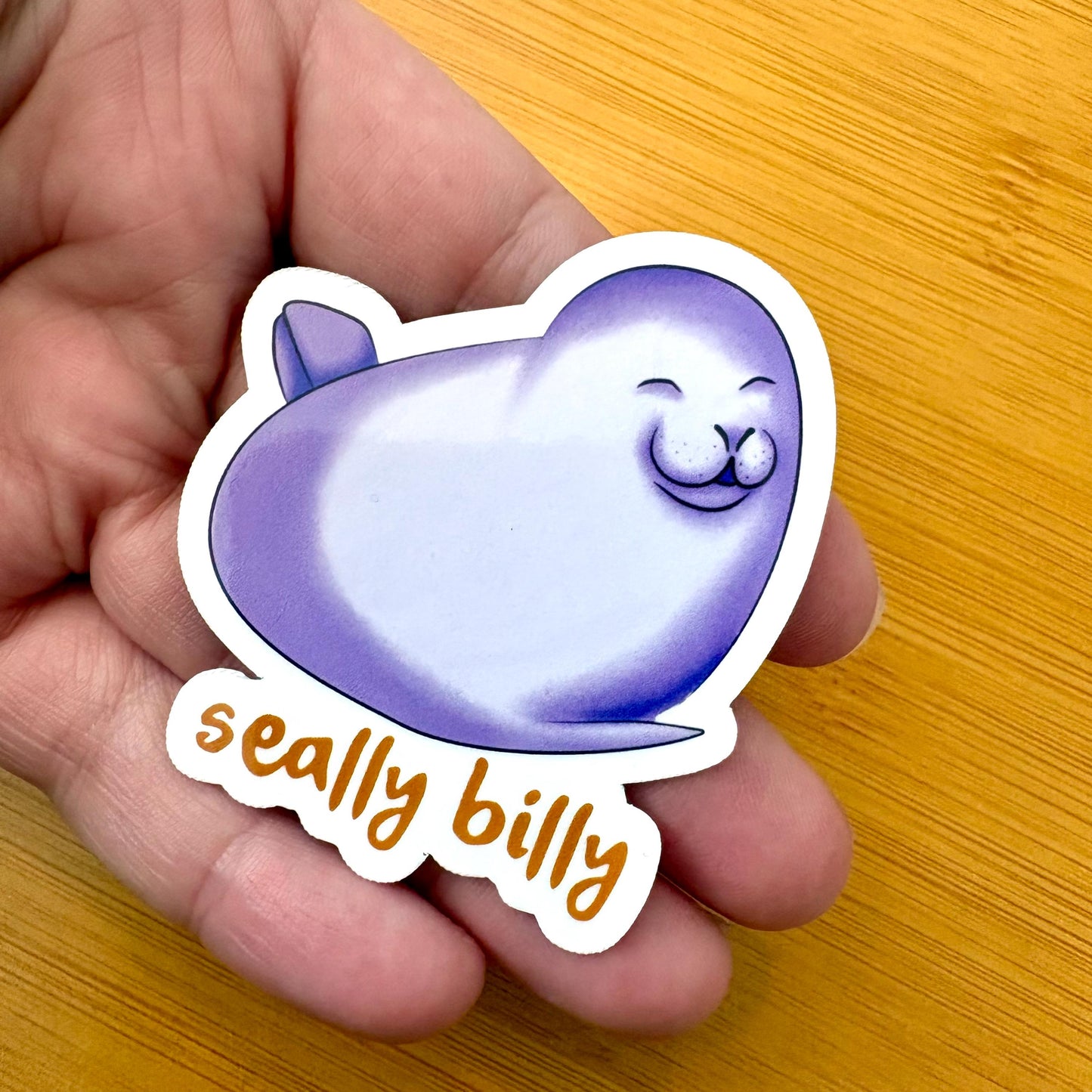 seal party 5 sticker pack glossy vinyl laptop water bottle decal