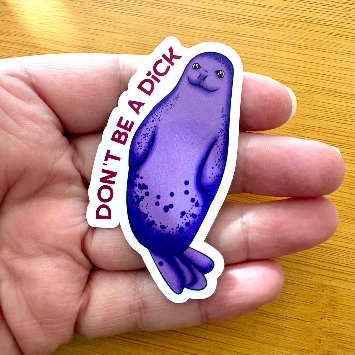 seal party 4 sticker pack glossy vinyl laptop water bottle decal
