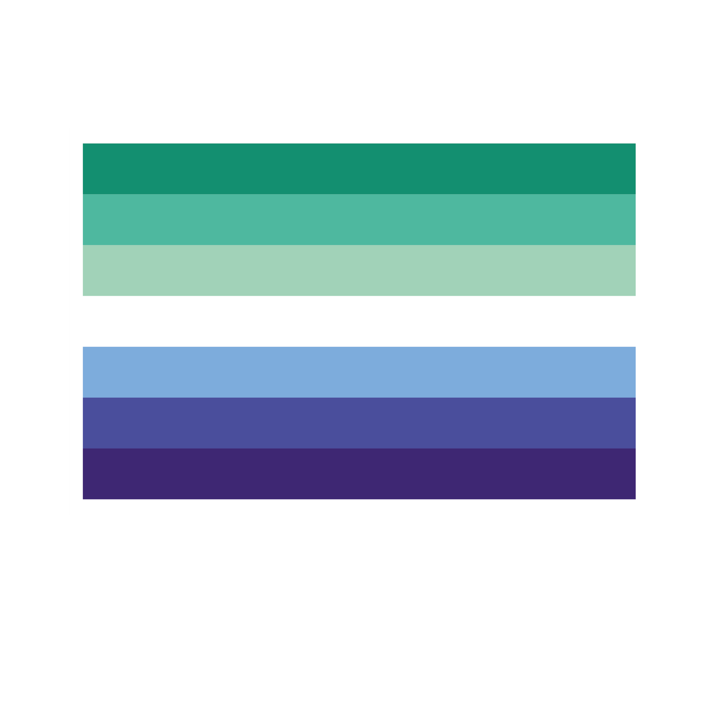 5 inch pride flag waterproof vinyl sticker glossy laptop water bottle decal
