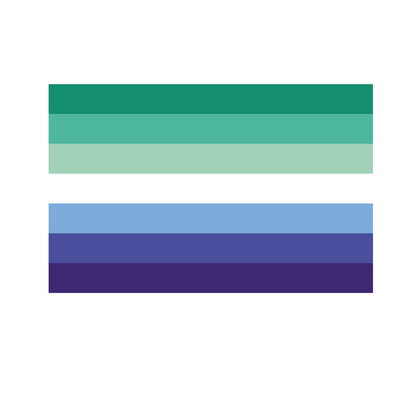 5 inch pride flag waterproof vinyl sticker glossy laptop water bottle decal